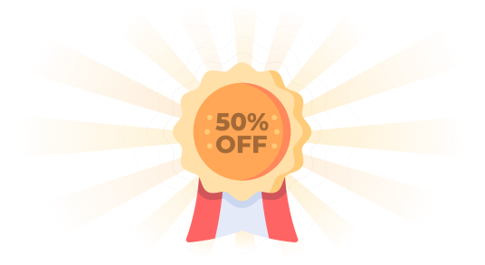 50% OFF